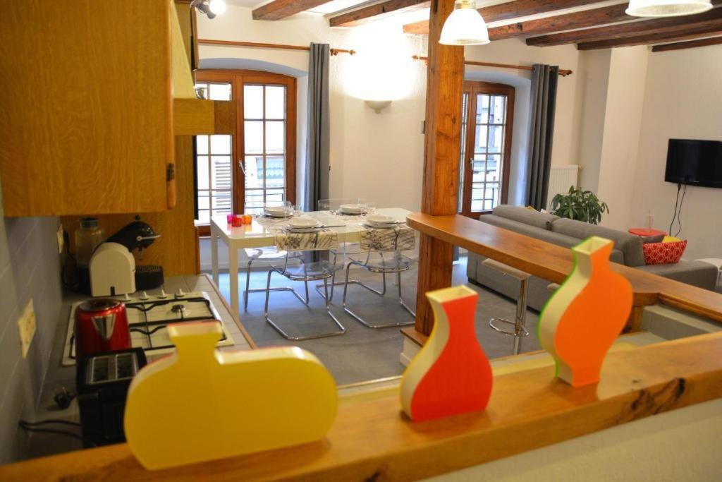 Ferienwohnung Le Cerf Colmar Exterior foto