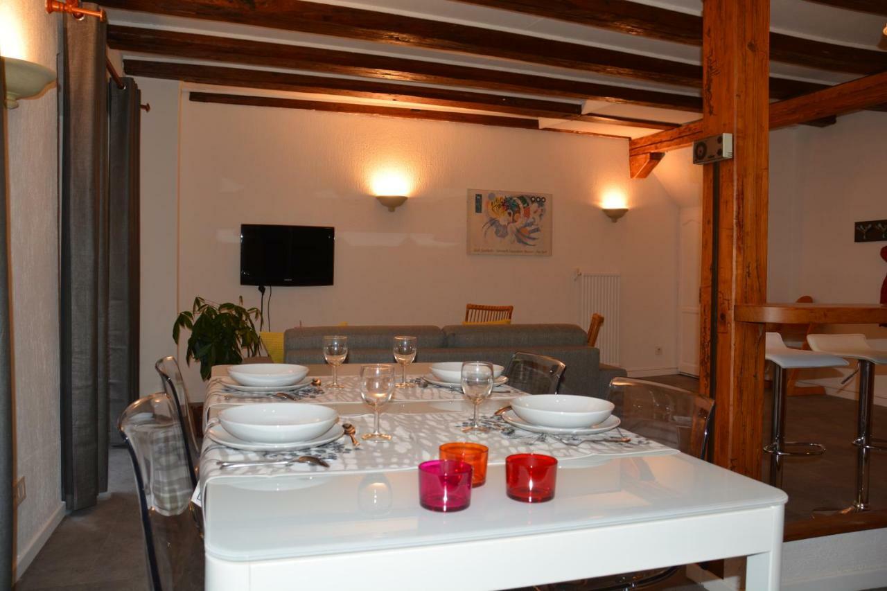Ferienwohnung Le Cerf Colmar Exterior foto